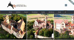 Desktop Screenshot of burg-ronneburg.de